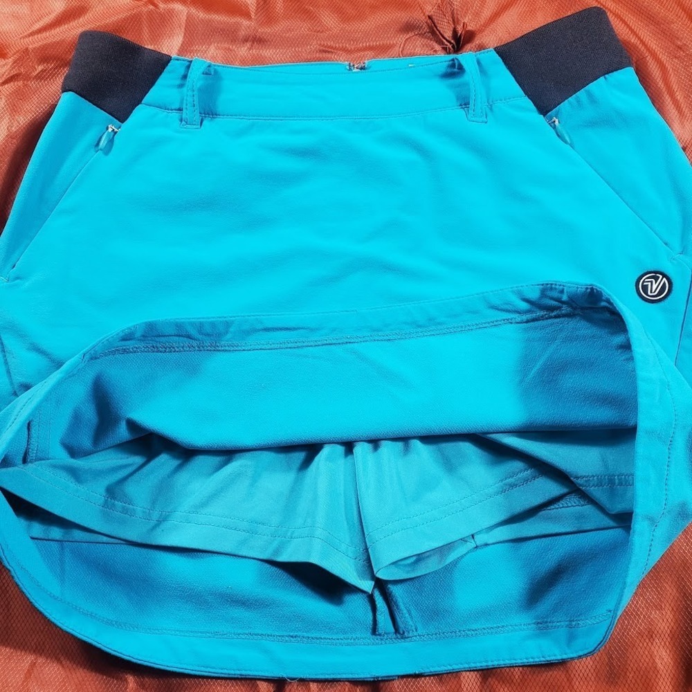 Volvik Women's Golf Lined Skort Skirt Size 67CM (Size 4-6) Blue Activewear RARE - Picture 10 of 15